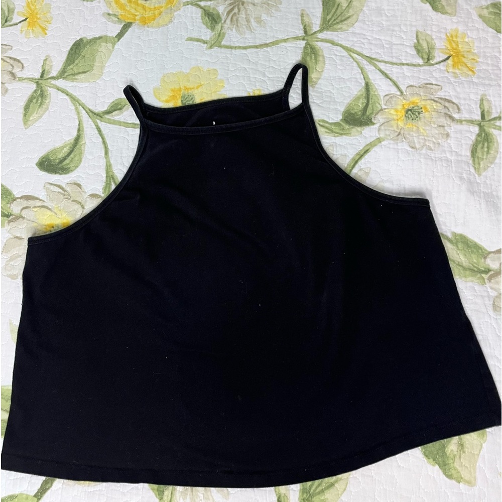 Torrid Black Tank Top Crop Top - 3X